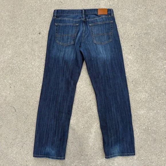 Lucky Brand 221 Original Straight Jeans Mens 34x30 Dark Wash Denim - Picture 2 of 7